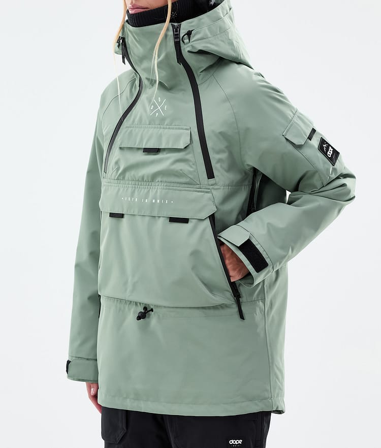 Dope Akin W Snowboardjacka Dam Faded Green, Bild 8 av 10