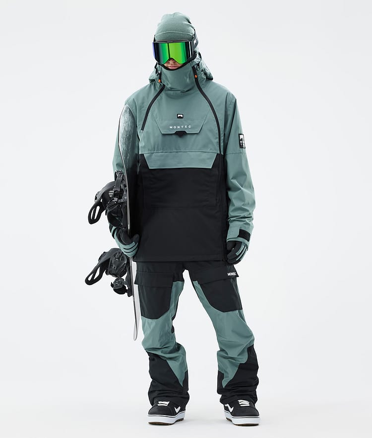 Montec Doom Snowboardjacka Herr Atlantic/Black Renewed, Bild 2 av 10