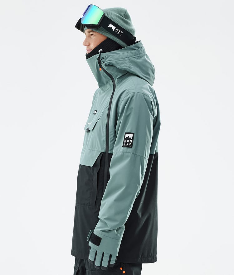 Montec Doom Snowboardjacka Herr Atlantic/Black Renewed, Bild 5 av 10
