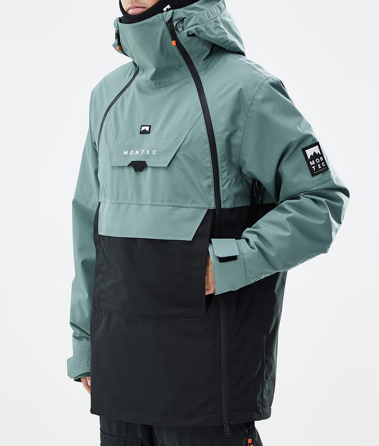 Montec Doom Snowboardjacka Herr Atlantic/Black Renewed, Bild 7 av 10