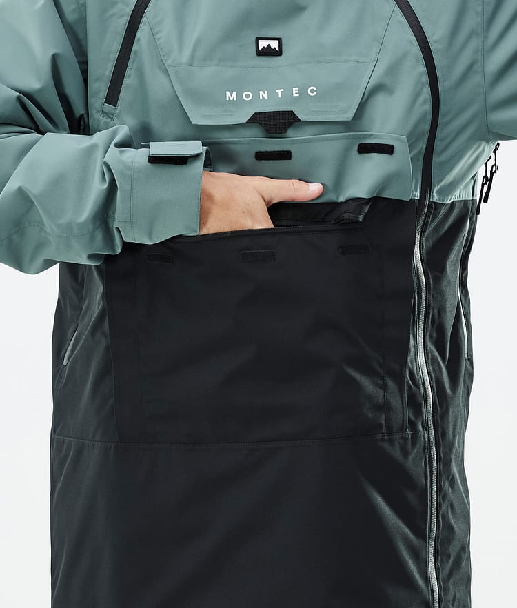 Montec Doom Snowboardjacka Herr Atlantic/Black Renewed, Bild 8 av 10