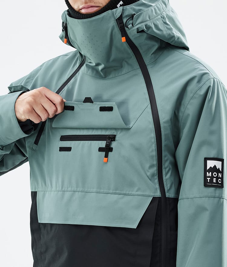 Montec Doom Snowboardjacka Herr Atlantic/Black Renewed, Bild 9 av 10