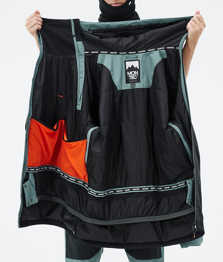Montec Doom Snowboardjacka Herr Atlantic/Black Renewed, Bild 10 av 10