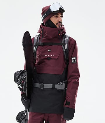Montec Doom Snowboardjacka Burgundy/Black