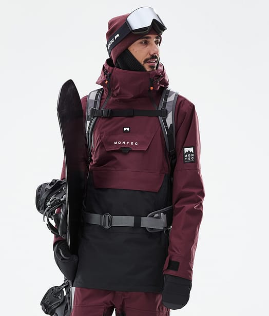 Montec Doom Snowboardjacka Herr Burgundy/Black