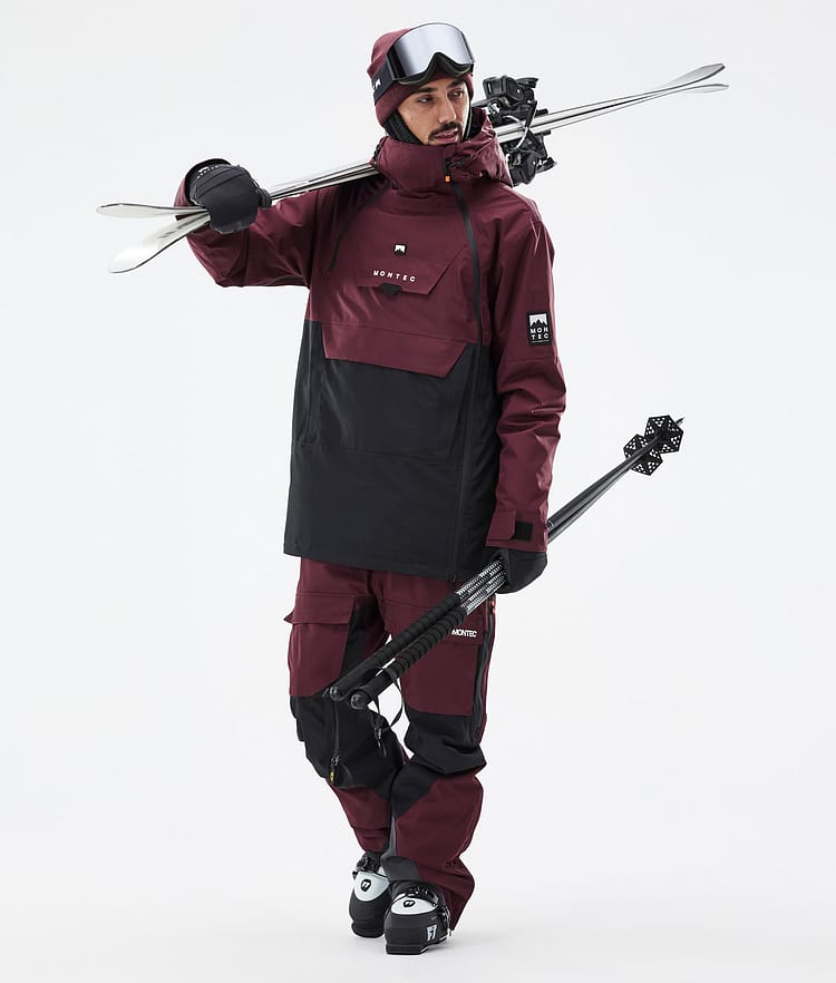 Montec Doom Skidjacka Herr Burgundy/Black