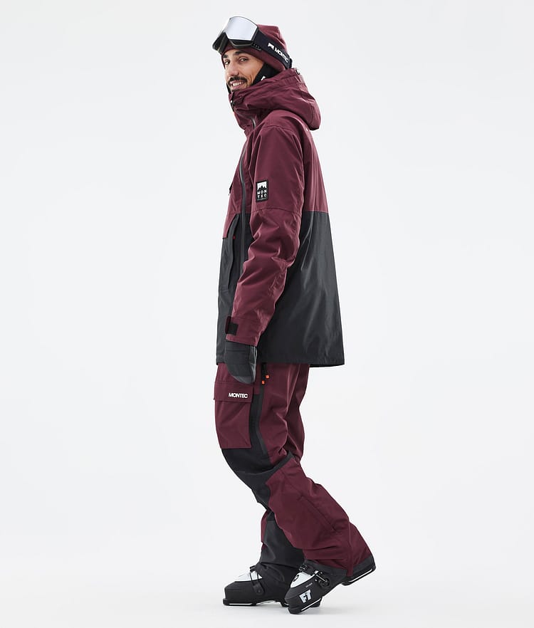 Montec Doom Skidjacka Herr Burgundy/Black