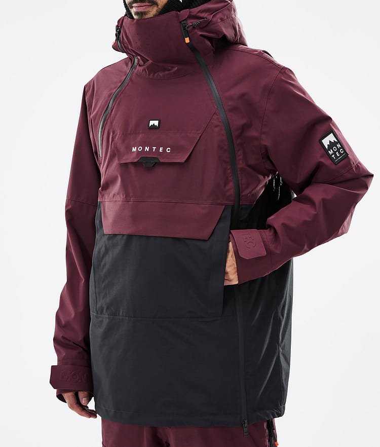 Montec Doom Snowboardjacka Herr Burgundy/Black, Bild 8 av 11