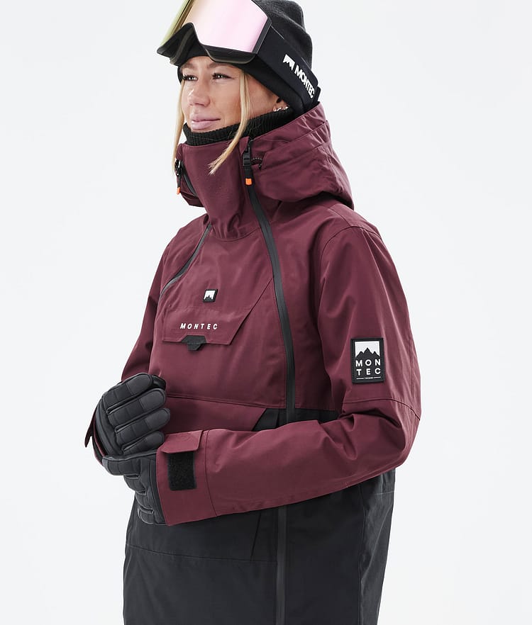 Montec Doom W Snowboardjacka Dam Burgundy/Black Renewed, Bild 2 av 11