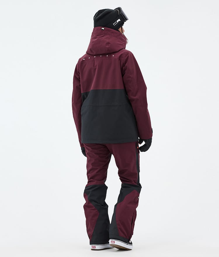 Montec Doom W Snowboardjacka Dam Burgundy/Black Renewed, Bild 5 av 11