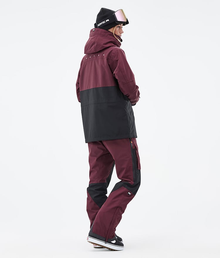 Montec Doom W Snowboardjacka Dam Burgundy/Black Renewed, Bild 5 av 11