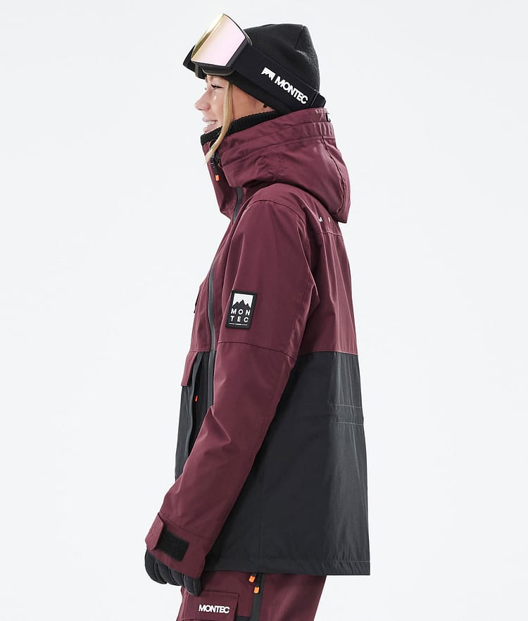 Montec Doom W Snowboardjacka Dam Burgundy/Black Renewed, Bild 6 av 11