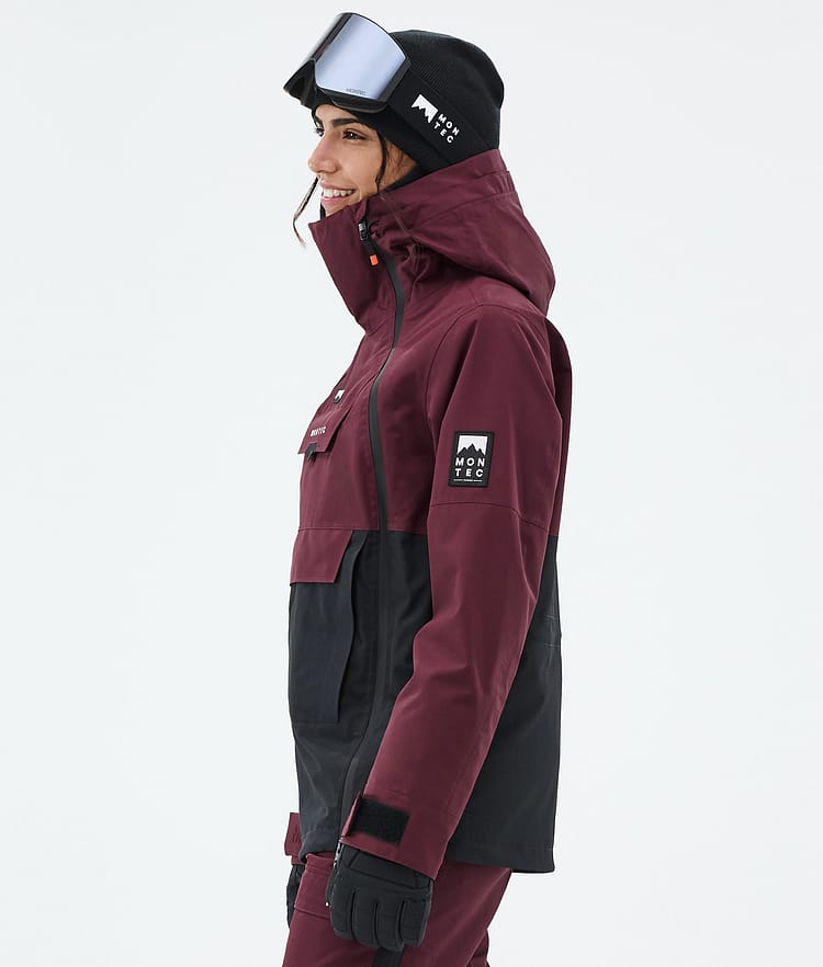 Montec Doom W Snowboardjacka Dam Burgundy/Black Renewed, Bild 6 av 11