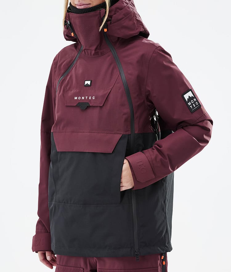 Montec Doom W Snowboardjacka Dam Burgundy/Black