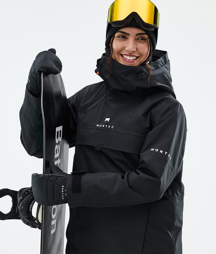 Montec Dune W Snowboardjacka Dam Black Renewed, Bild 2 av 9