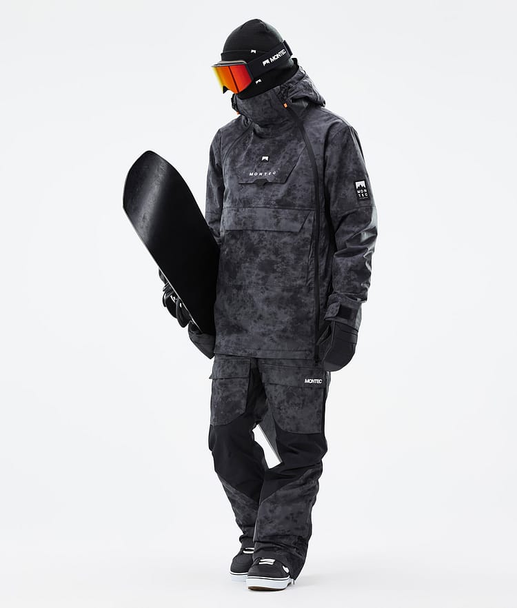 Montec Doom Snowboardjacka Herr Black Tiedye