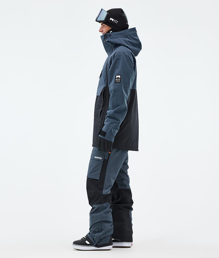 Montec Doom Snowboardjacka Herr Metal Blue/Black Renewed, Bild 4 av 11