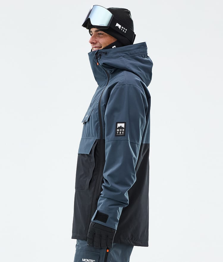 Montec Doom Snowboardjacka Herr Metal Blue/Black Renewed, Bild 6 av 11