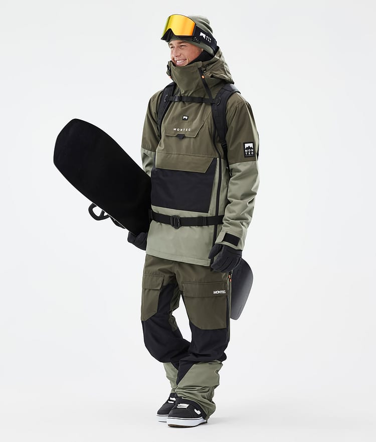 Montec Doom Snowboardjacka Herr Olive Green/Black/Greenish