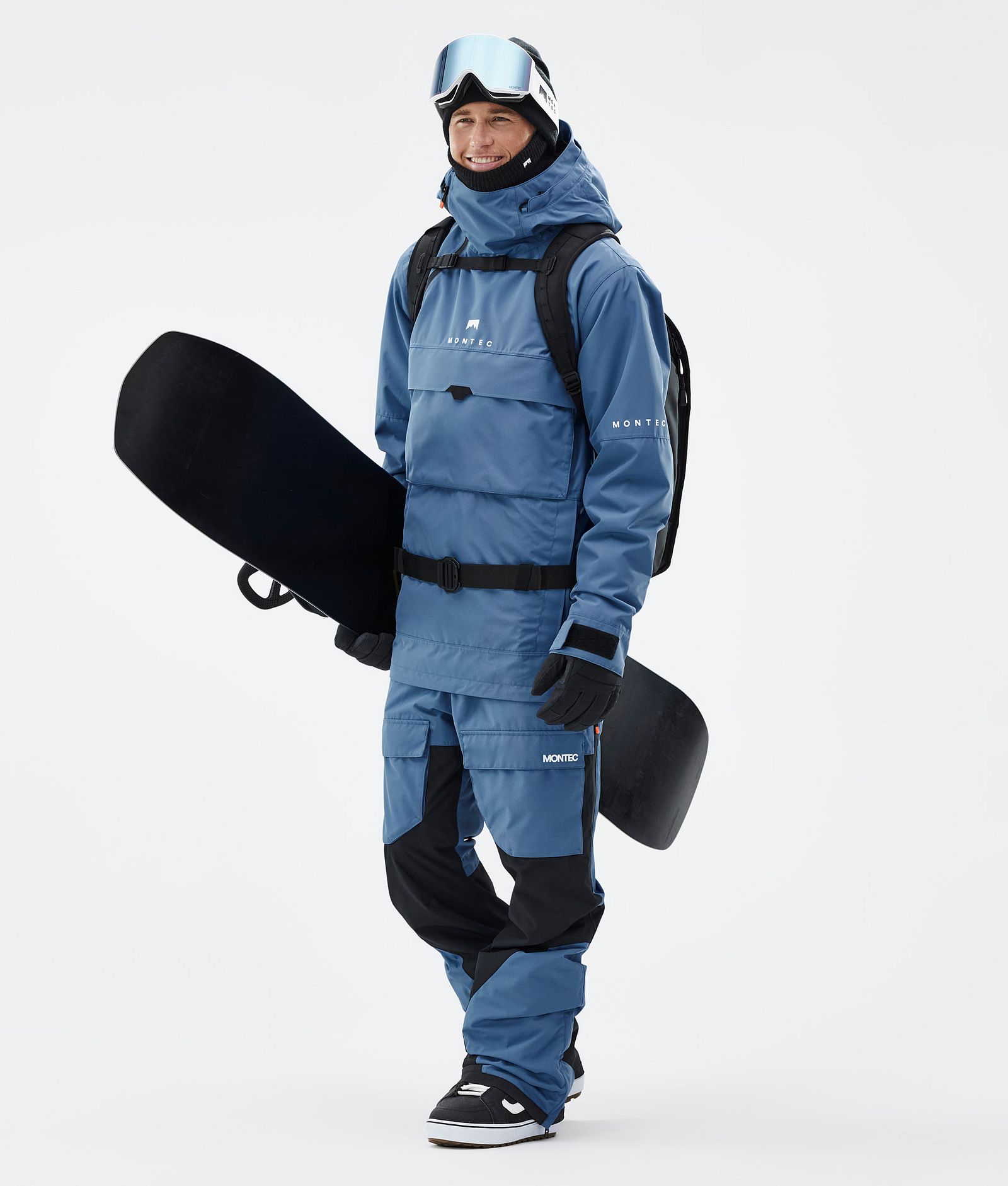 Montec Dune Snowboardjacka Herr Blue Steel Renewed