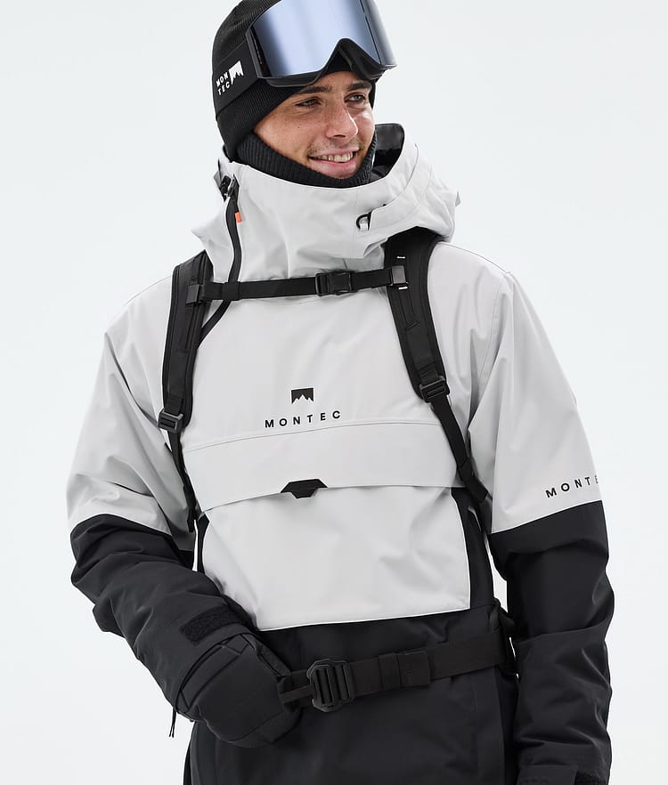 Montec Dune Snowboardjacka Herr Light Grey/Black, Bild 2 av 9