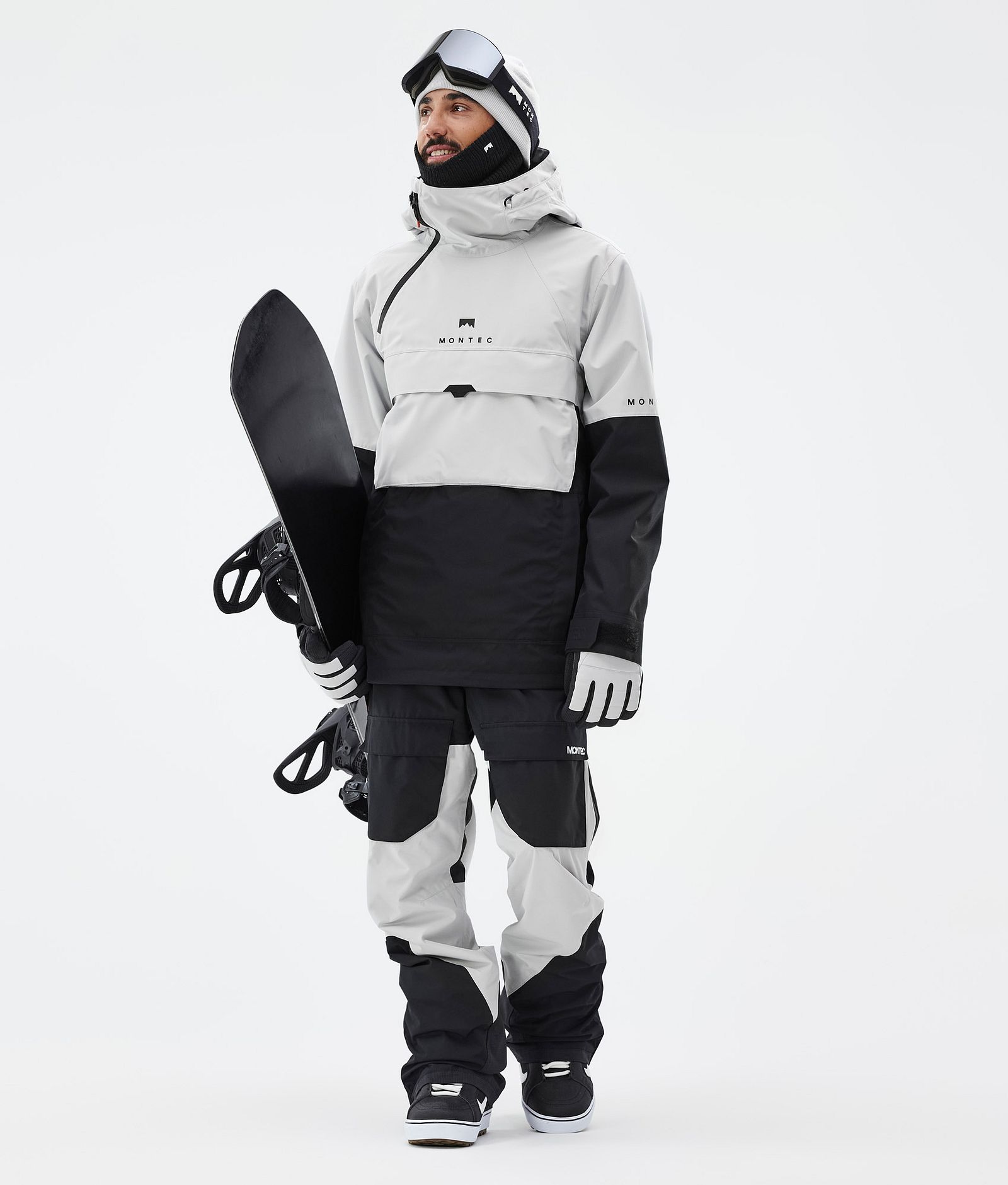 Montec Dune Snowboardjacka Herr Light Grey/Black