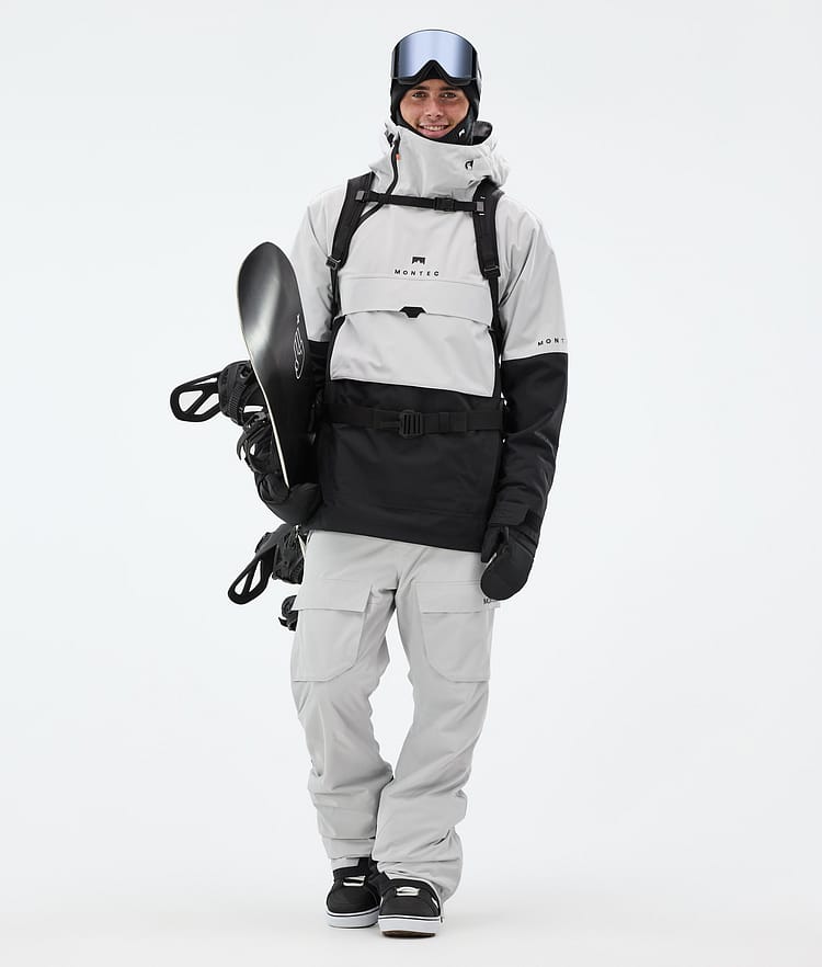 Montec Dune Snowboardjacka Herr Light Grey/Black, Bild 3 av 9