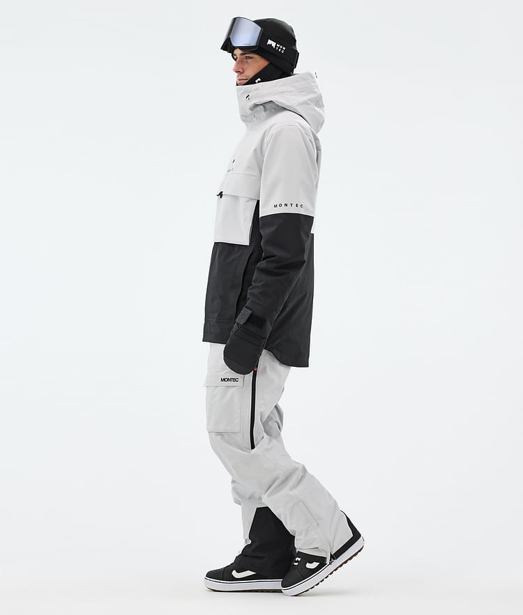 Montec Dune Snowboardjacka Herr Light Grey/Black, Bild 4 av 9