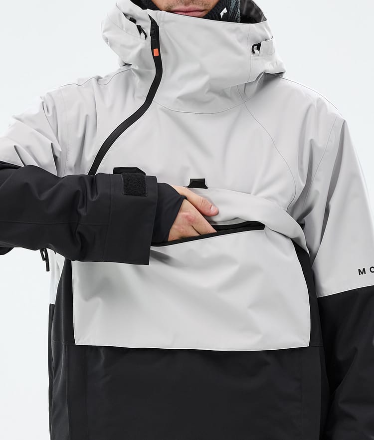 Montec Dune Snowboardjacka Herr Light Grey/Black, Bild 9 av 9