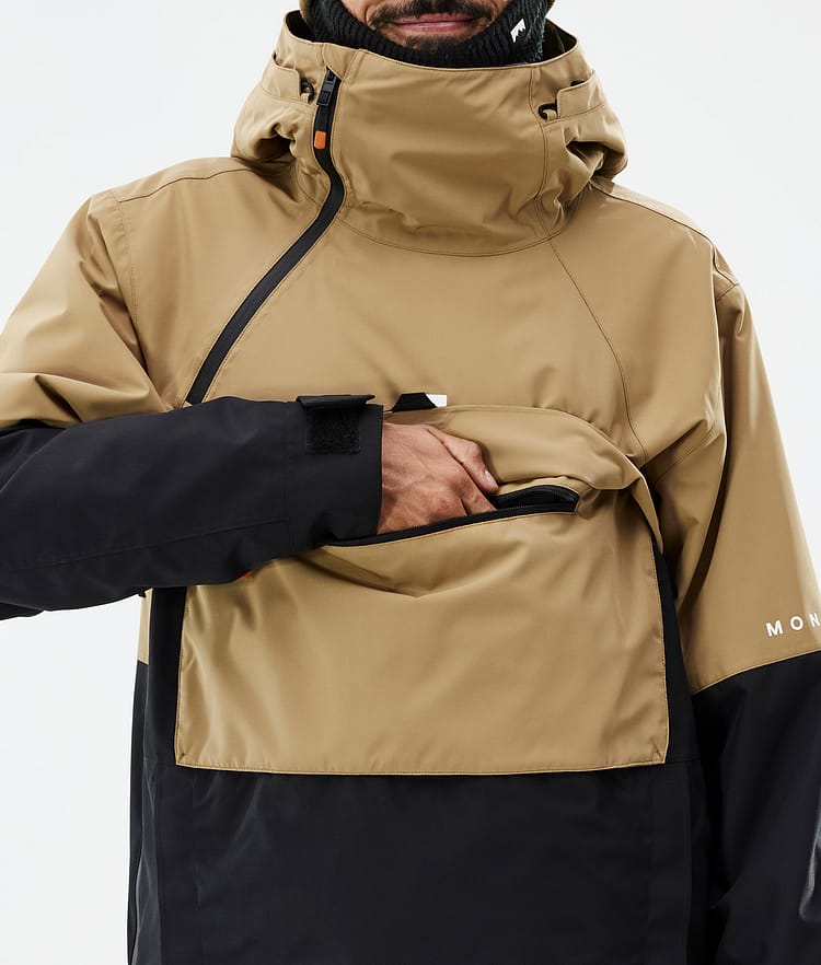 Montec Dune Snowboardjacka Herr Gold/Black, Bild 9 av 9