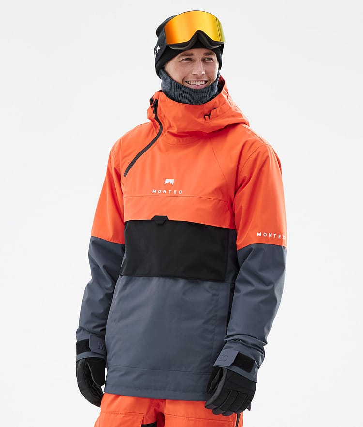 Montec Dune Snowboardjacka Herr Orange/Black/Metal Blue