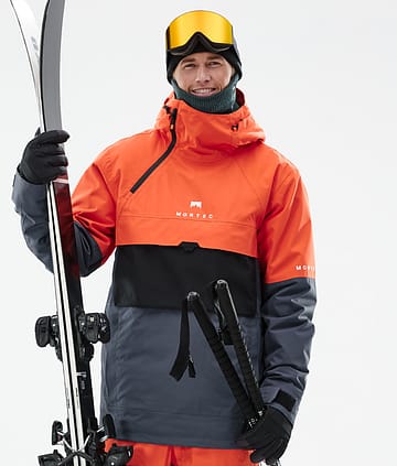 Montec Dune Skidjacka Man Orange/Black/Metal Blue