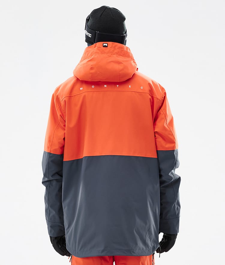 Montec Dune Snowboardjacka Herr Orange/Black/Metal Blue, Bild 7 av 9