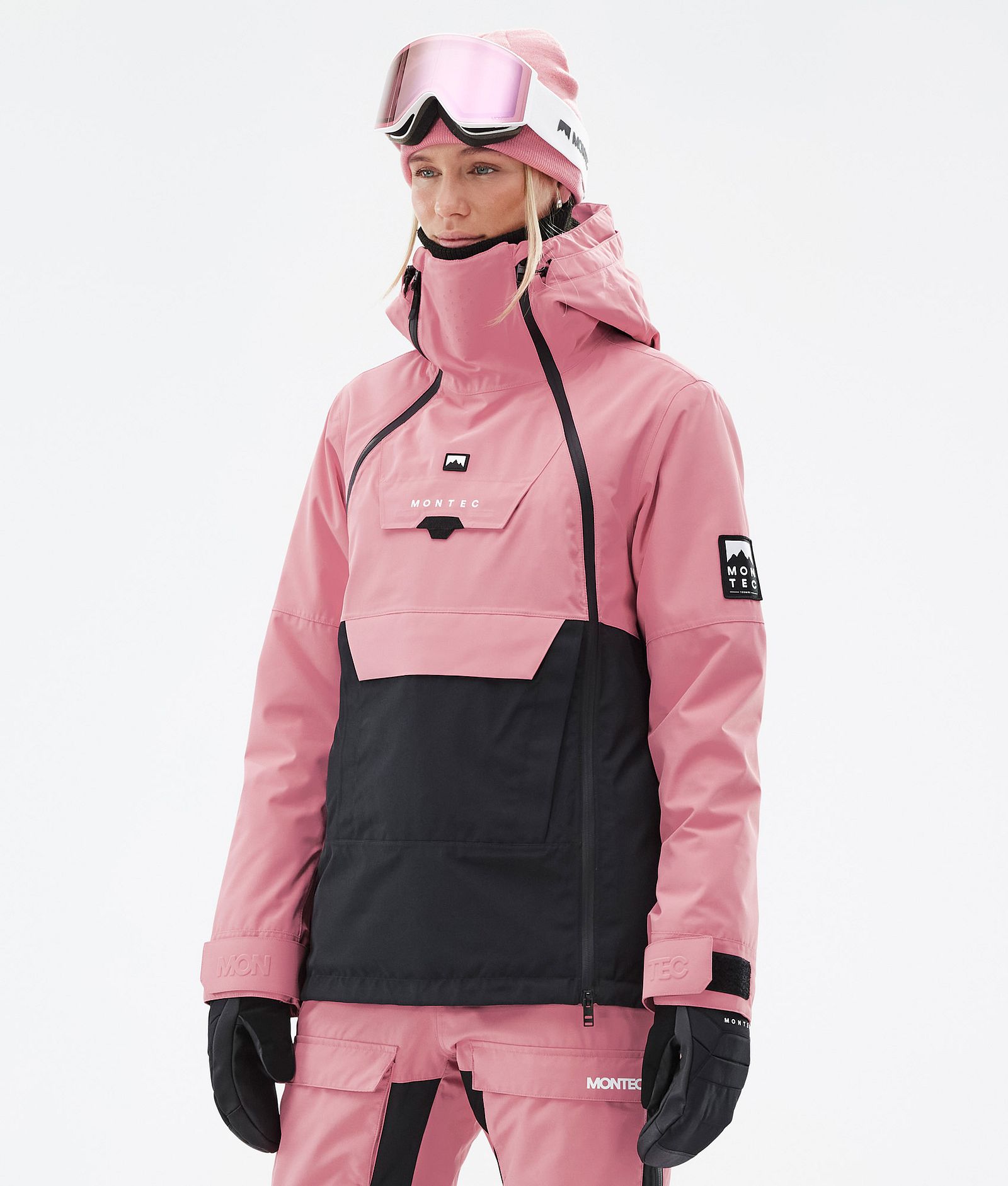 Montec Doom W Snowboardjacka Dam Pink/Black Renewed, Bild 1 av 11