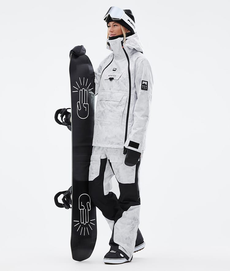 Montec Doom W Snowboardjacka Dam White Tiedye Renewed, Bild 3 av 11