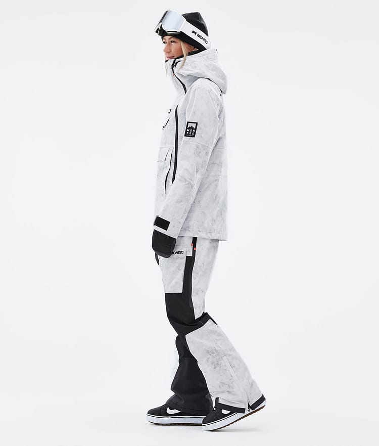 Montec Doom W Snowboardjacka Dam White Tiedye Renewed, Bild 4 av 11