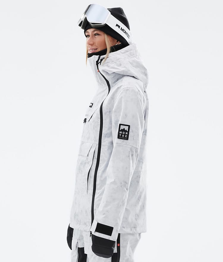 Montec Doom W Snowboardjacka Dam White Tiedye Renewed, Bild 6 av 11