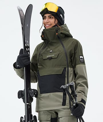Montec Doom W Skidjacka Dam Olive Green/Black/Greenish