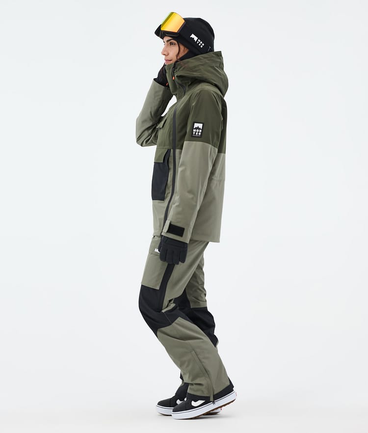 Montec Doom W Snowboardjacka Dam Olive Green/Black/Greenish Renewed, Bild 4 av 11
