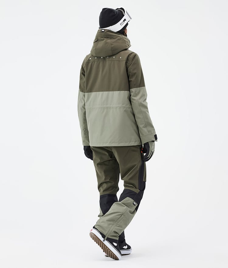 Montec Doom W Snowboardjacka Dam Olive Green/Black/Greenish