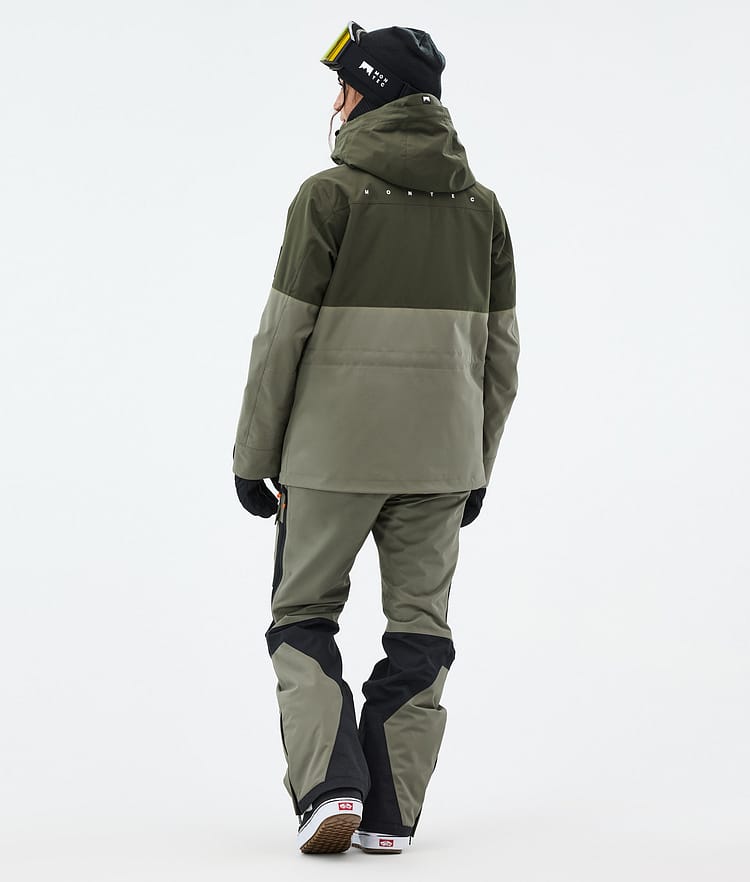 Montec Doom W Snowboardjacka Dam Olive Green/Black/Greenish Renewed, Bild 5 av 11