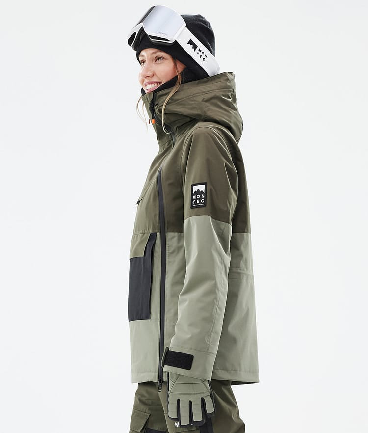 Montec Doom W Snowboardjacka Dam Olive Green/Black/Greenish