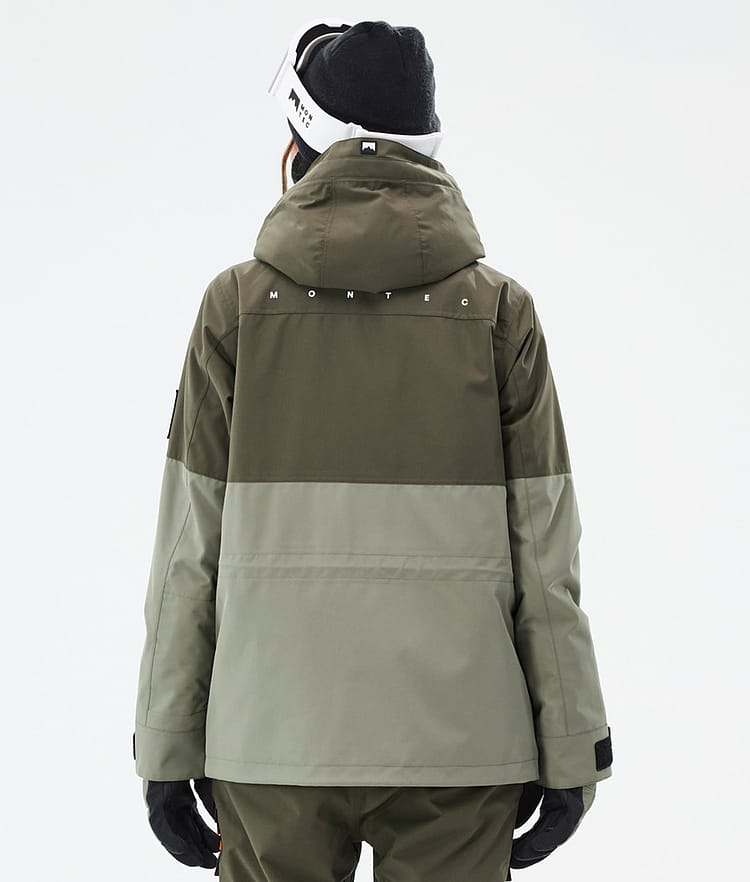 Montec Doom W Snowboardjacka Dam Olive Green/Black/Greenish