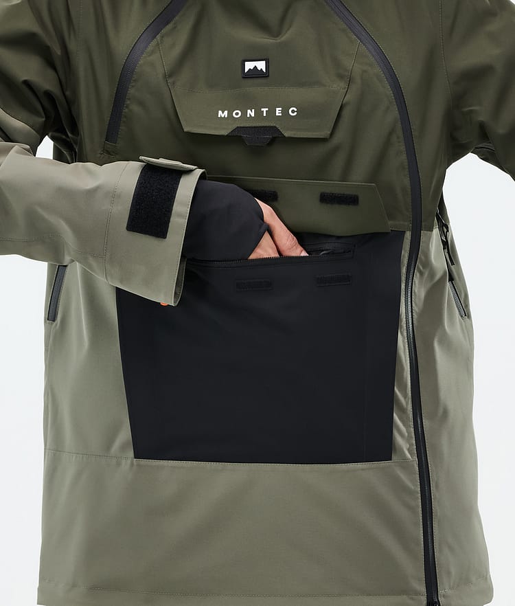 Montec Doom W Snowboardjacka Dam Olive Green/Black/Greenish Renewed, Bild 9 av 11