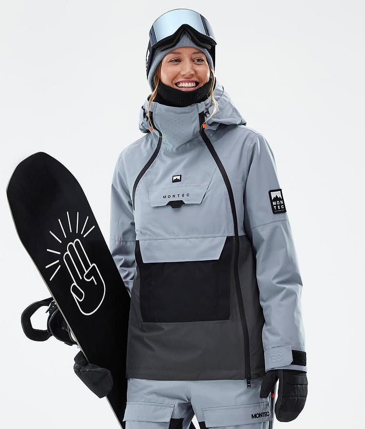 Montec Doom W Snowboardjacka Dam Soft Blue/Black/Phantom Renewed, Bild 1 av 11