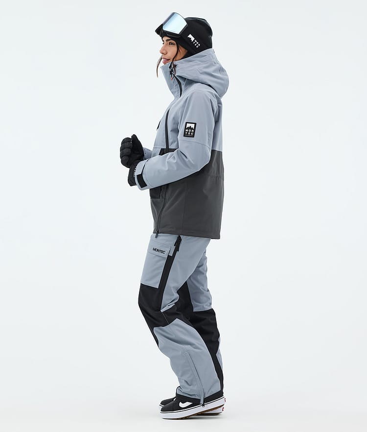 Montec Doom W Snowboardjacka Dam Soft Blue/Black/Phantom Renewed, Bild 4 av 11
