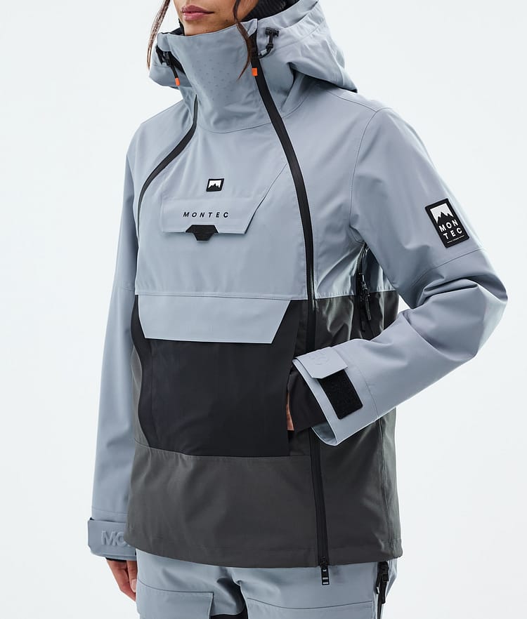 Montec Doom W Snowboardjacka Dam Soft Blue/Black/Phantom Renewed, Bild 8 av 11