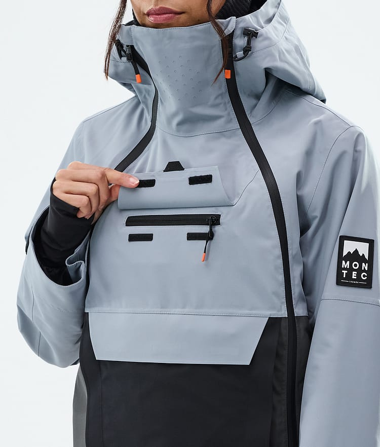 Montec Doom W Snowboardjacka Dam Soft Blue/Black/Phantom Renewed, Bild 10 av 11