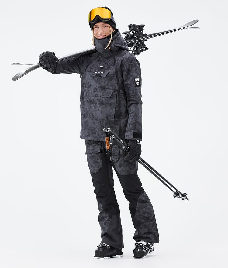 Montec Doom W Skidjacka Dam Black Tiedye, Bild 3 av 11