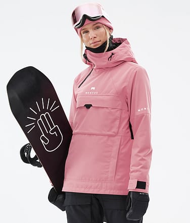 Montec Dune W Snowboardjacka Kvinna Pink Renewed